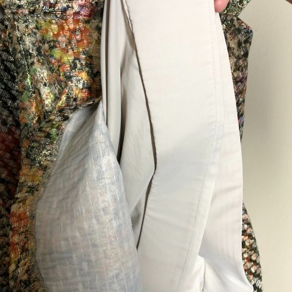 ALICE + OLIVIA METALLIC SHIMMERING GOLD DRESS SZ 6 - Picture 6 of 11